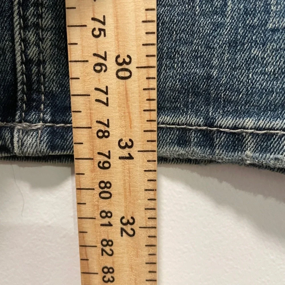 Buffalo David Bitton Six-X Straight Stretch Jeans Mens 34x32 Medium Wash Denim
